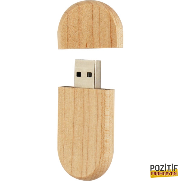 8192-16GB Ahşap USB Bellek